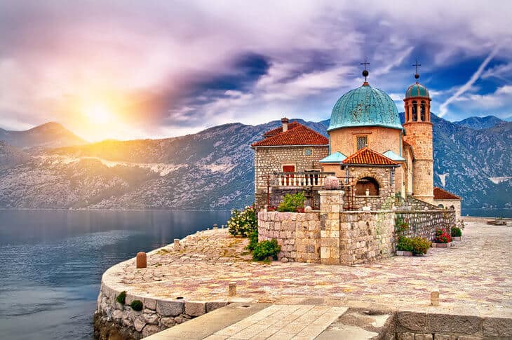 our lady of the rocks kotor montenegro
