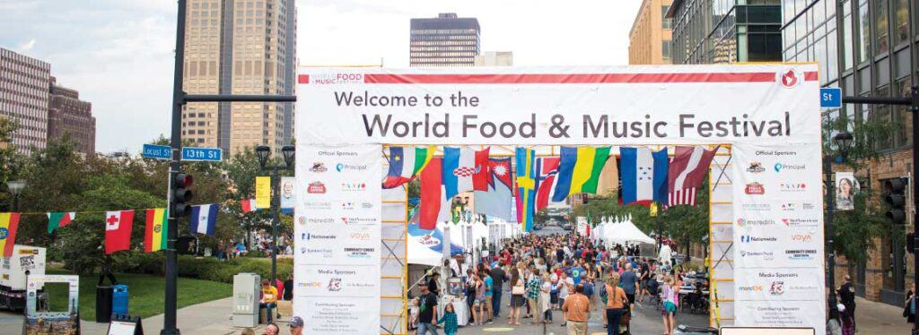 des moines world food music festival
