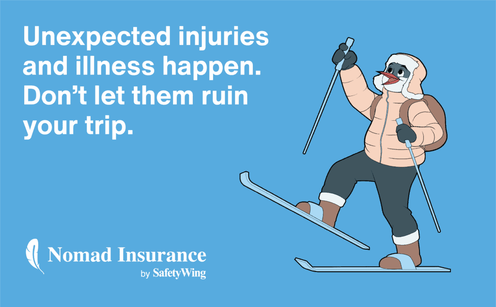 safetywing nomad insurance unexpected injuries and illness 