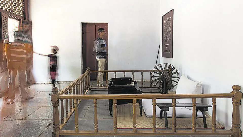 Gandhi-ashram-interior