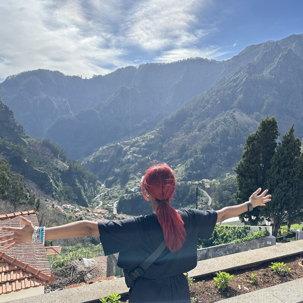 Portugal-madeira-nuns-vally-selfie