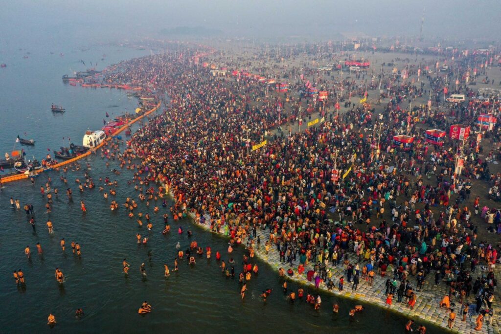 largest gathering mahakumbh 2025