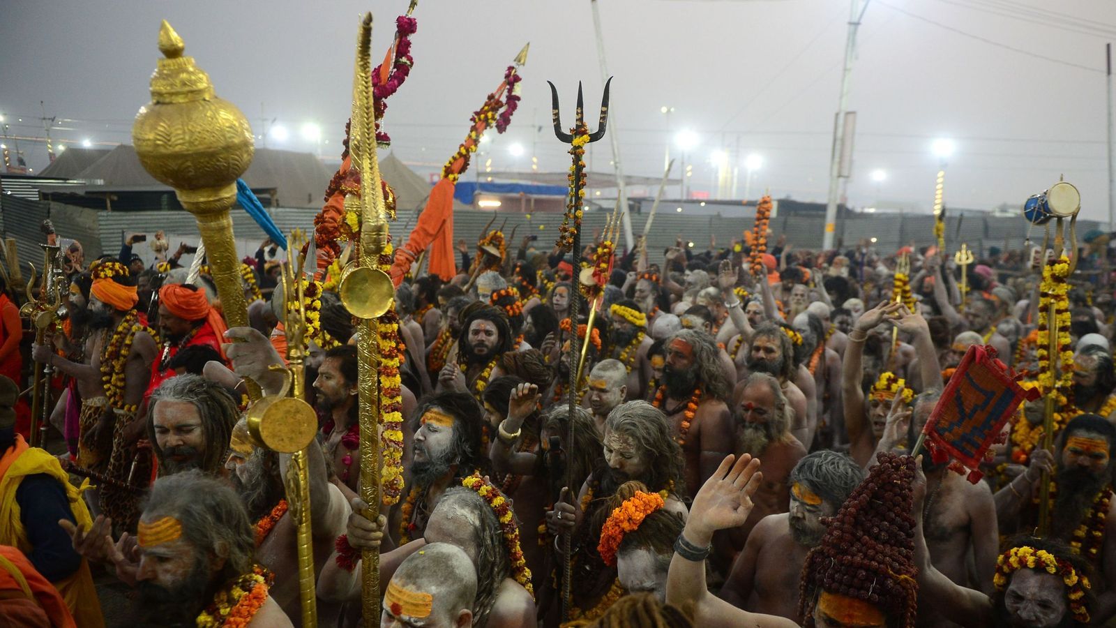 Naga Sadhus at mahakumbh 2025