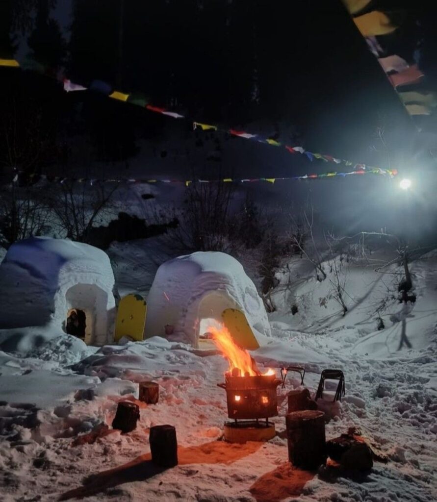 Cozy Set up at an Igloo in Seth Valley Manali