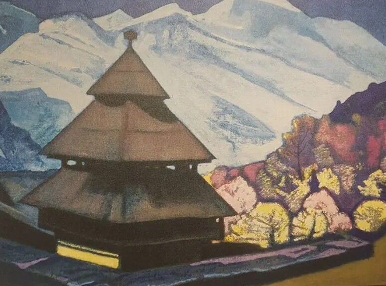 Painting at the Nicholas Roerich Museum
