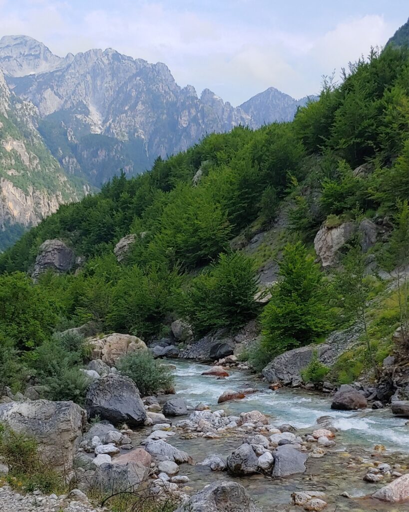 Unforgettable view after a long trek at Albania